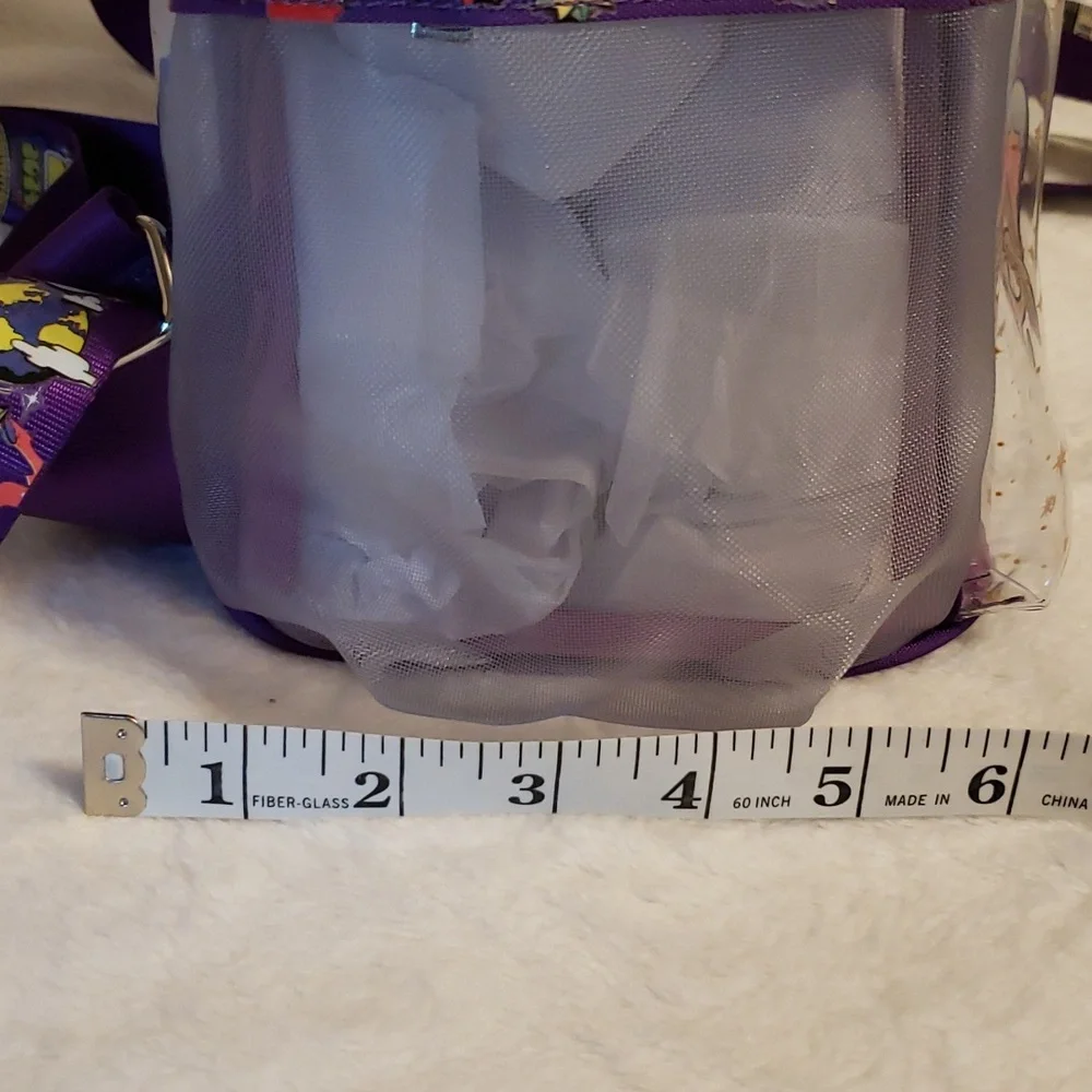 Universal Orlando‎ Transparent Mardi Gras 2024 Backpack. NWOT